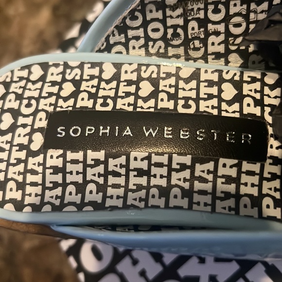 Sophia Webster & Patrick Cox Stevie Daisy Loafer Mule Aqua(Blue) SZ 41.5EU/11.5 - Picture 9 of 11